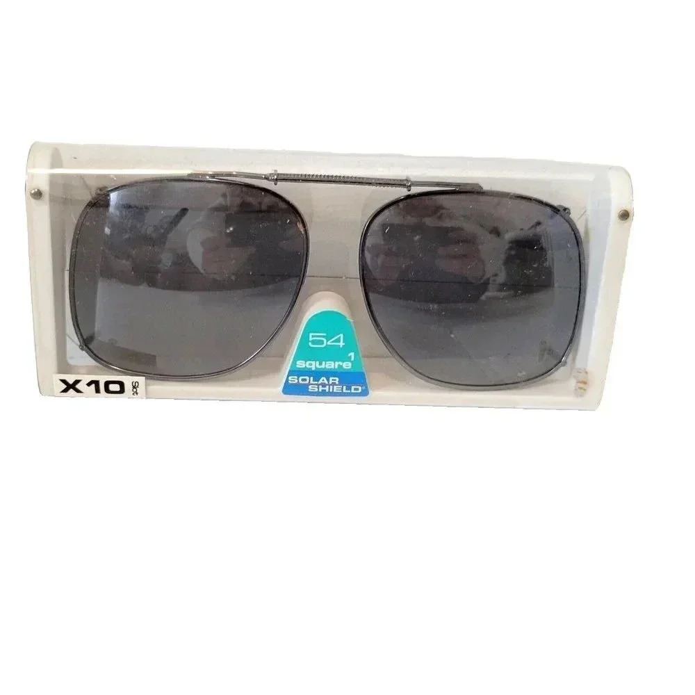 54 Square 1 Sunglasses Solar Shield Clip Ons